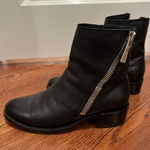 Frye women’s black leather boots